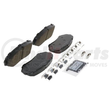 ZD1258 by WAGNER - QuickStop Ceramic Disc Brake Pad Set