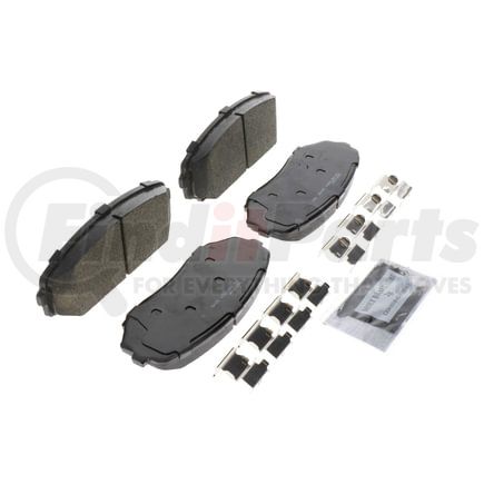 ZD1258A by WAGNER - QuickStop Ceramic Disc Brake Pad Set