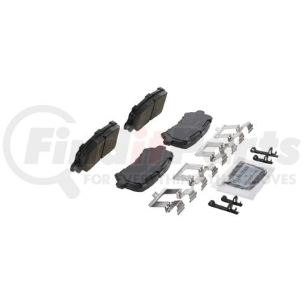 ZD1281 by WAGNER - QuickStop Ceramic Disc Brake Pad Set