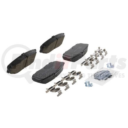 ZD1304 by WAGNER - QuickStop Ceramic Disc Brake Pad Set