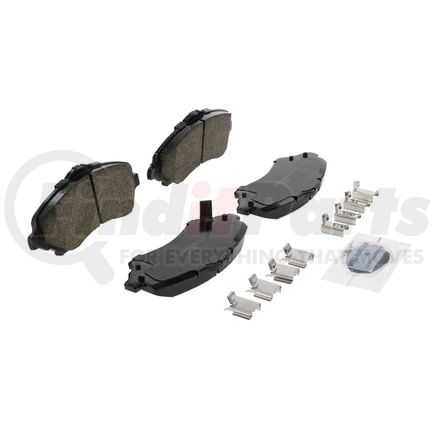 ZD1327 by WAGNER - QuickStop Ceramic Disc Brake Pad Set