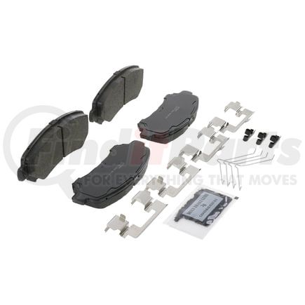 ZD1338 by WAGNER - QuickStop Ceramic Disc Brake Pad Set