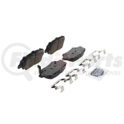 ZD1432 by WAGNER - QuickStop Ceramic Disc Brake Pad Set