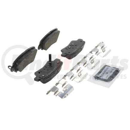 ZD1445 by WAGNER - QuickStop Ceramic Disc Brake Pad Set