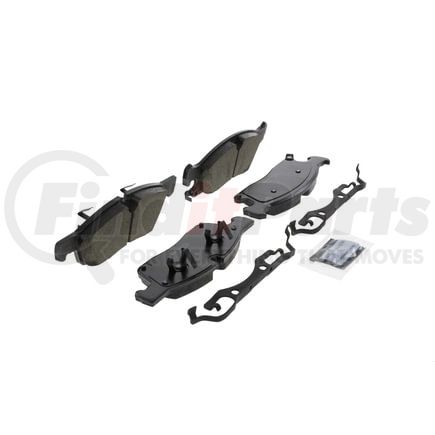 ZD1455 by WAGNER - QuickStop Ceramic Disc Brake Pad Set