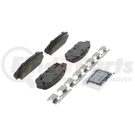 ZD1468 by WAGNER - QuickStop Ceramic Disc Brake Pad Set