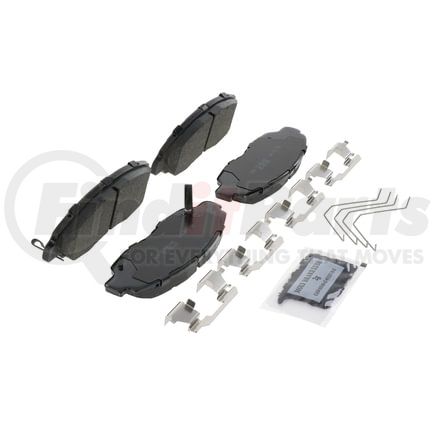 ZD1578 by WAGNER - QuickStop Ceramic Disc Brake Pad Set