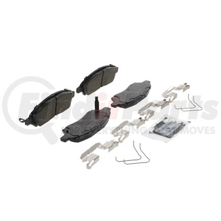 ZD1592 by WAGNER - QuickStop Ceramic Disc Brake Pad Set