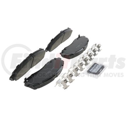 ZD1589 by WAGNER - QuickStop Ceramic Disc Brake Pad Set