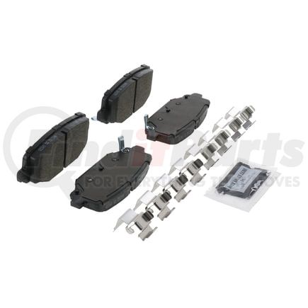 ZD1596 by WAGNER - QuickStop Ceramic Disc Brake Pad Set