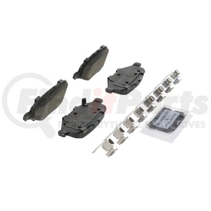 ZD1612 by WAGNER - QuickStop Ceramic Disc Brake Pad Set