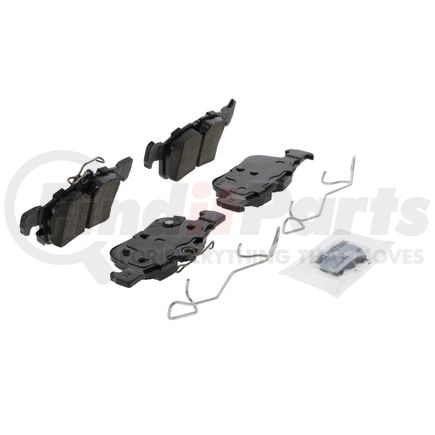 ZD1665 by WAGNER - QuickStop Ceramic Disc Brake Pad Set