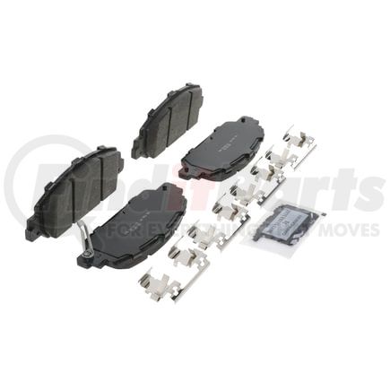 ZD1654 by WAGNER - QuickStop Ceramic Disc Brake Pad Set