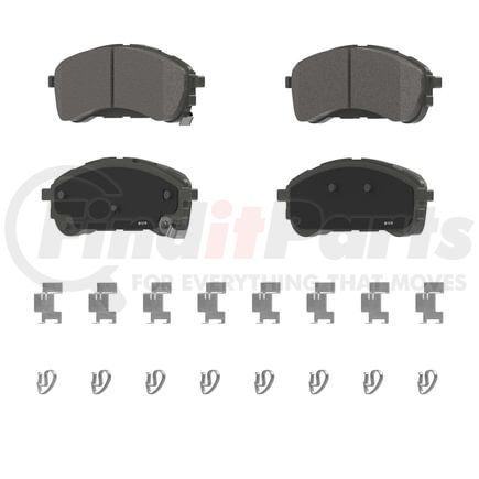 ZD2208 by WAGNER - CERAMIC BRAKE PADS