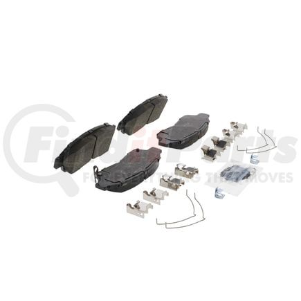 ZD562 by WAGNER - QuickStop Ceramic Disc Brake Pad Set