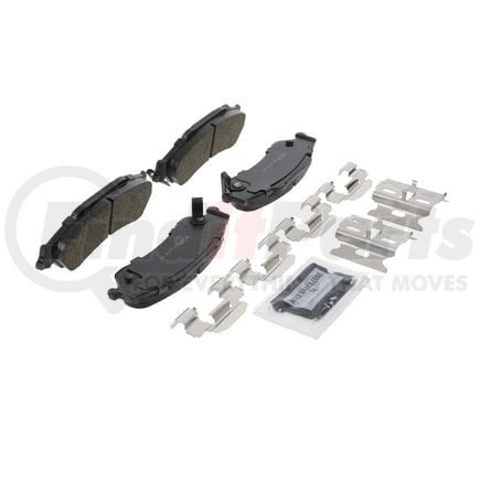 ZD729 by WAGNER - QuickStop Ceramic Disc Brake Pad Set