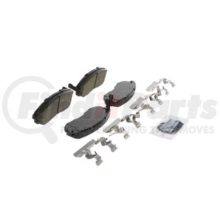 ZD815D by WAGNER - QuickStop Ceramic Disc Brake Pad Set