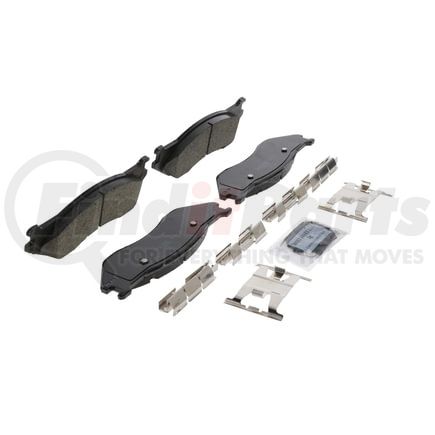 ZD966B by WAGNER - QuickStop Ceramic Disc Brake Pad Set