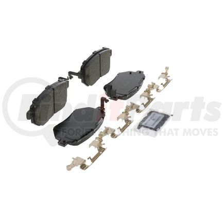 ZD969 by WAGNER - QuickStop Ceramic Disc Brake Pad Set