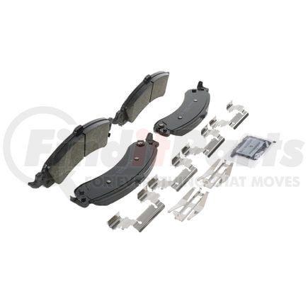 ZD975 by WAGNER - QuickStop Ceramic Disc Brake Pad Set