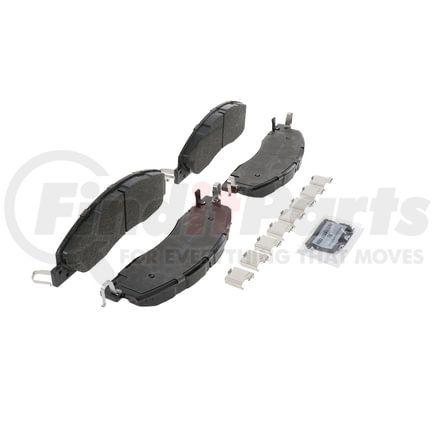 ZX1399 by WAGNER - QuickStop Semi-Metallic Disc Brake Pad Set