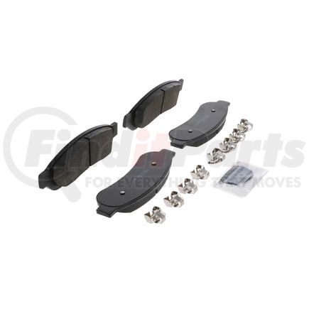 ZX1334 by WAGNER - QuickStop Semi-Metallic Disc Brake Pad Set