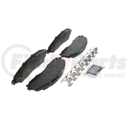 ZX1680 by WAGNER - QuickStop Semi-Metallic Disc Brake Pad Set