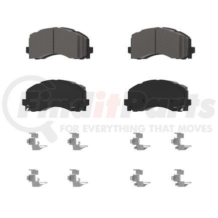 ZX2225 by WAGNER - QS Semi-Met Brake Pad