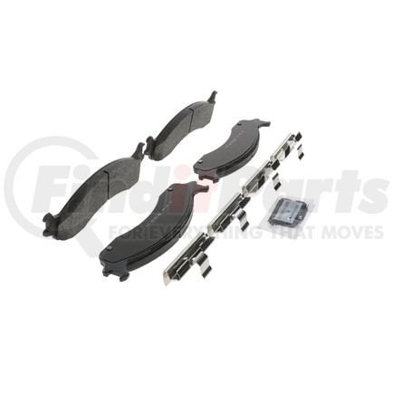 ZX655 by WAGNER - QuickStop Semi-Metallic Disc Brake Pad Set