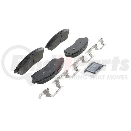 ZX757 by WAGNER - QuickStop Semi-Metallic Disc Brake Pad Set