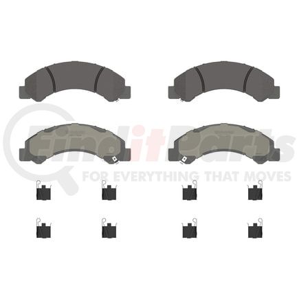 OEX1732M by WAGNER - OEX Semi-Met Brake Pad