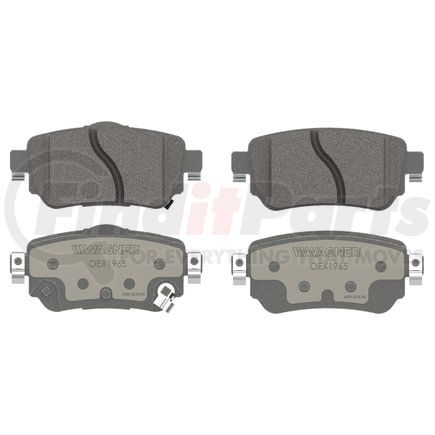 OEX1965 by WAGNER - OEX Ceramic Brake Pad