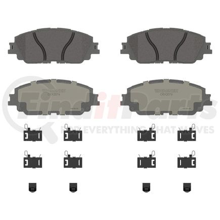 OEX2076 by WAGNER - OEX Ceramic Brake Pad