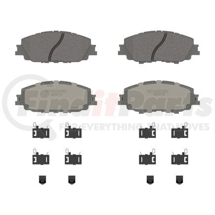 OEX2176 by WAGNER - OEX Ceramic Brake Pad