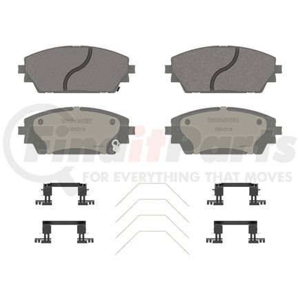 OEX2218 by WAGNER - OEX Ceramic Brake Pad