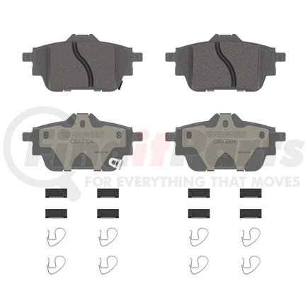 OEX2306 by WAGNER - OEX Ceramic Brake Pad