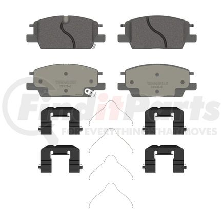 OEX2345 by WAGNER - OEX Ceramic Brake Pad