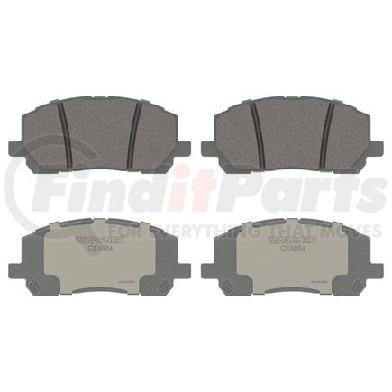 OEX884 by WAGNER - OEX Ceramic Brake Pad