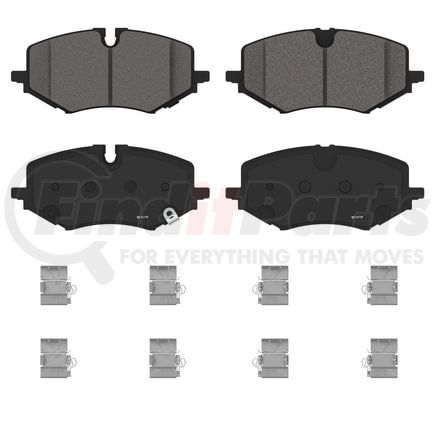 ZD2307 by WAGNER - QuickStop Frente Juego de Balatas de Disco Cerámico