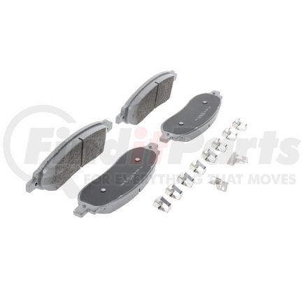 MX1068 by WAGNER - Wagner Brake ThermoQuiet MX1068 Semi-Metallic Disc Brake Pad Set