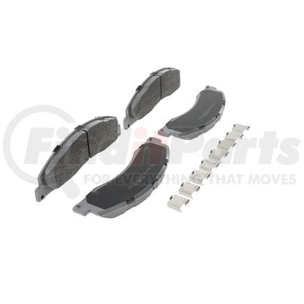 MX1328 by WAGNER - Wagner Brake ThermoQuiet MX1328 Semi-Metallic Disc Brake Pad Set