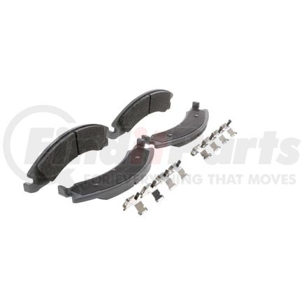 MX1329 by WAGNER - Wagner Brake ThermoQuiet MX1329 Semi-Metallic Disc Brake Pad Set