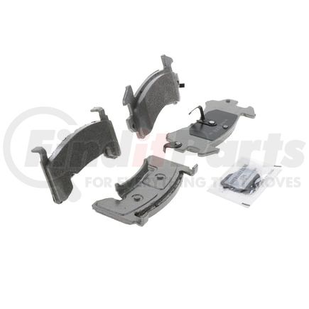 MX154 by WAGNER - Wagner Brake ThermoQuiet MX154 Semi-Metallic Disc Brake Pad Set