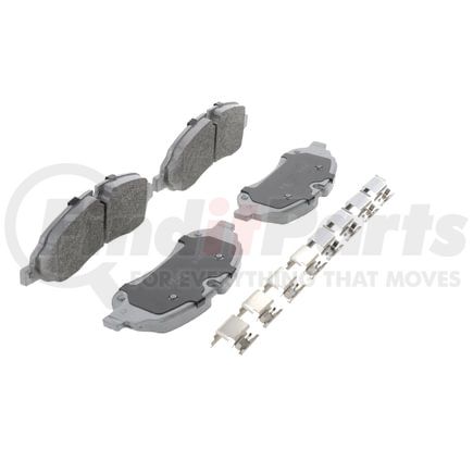 Wagner MX1774 Disc Brake Pad Set Wagner Brake ThermoQuiet MX1774 Semi-Metallic Disc Brake Pad Set