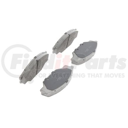 MX303 by WAGNER - Wagner Brake ThermoQuiet MX303 Semi-Metallic Disc Brake Pad Set