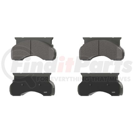 MX450 by WAGNER - Wagner Brake ThermoQuiet MX450 Semi-Metallic Disc Brake Pad Set