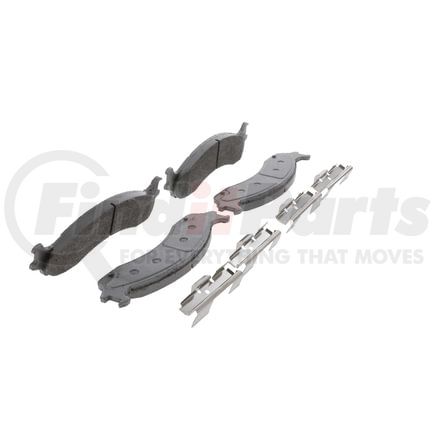 MX655 by WAGNER - Wagner Brake ThermoQuiet MX655 Semi-Metallic Disc Brake Pad Set