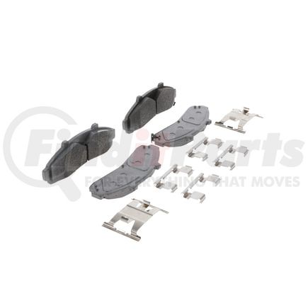 MX652 by WAGNER - Wagner Brake ThermoQuiet MX652 Semi-Metallic Disc Brake Pad Set