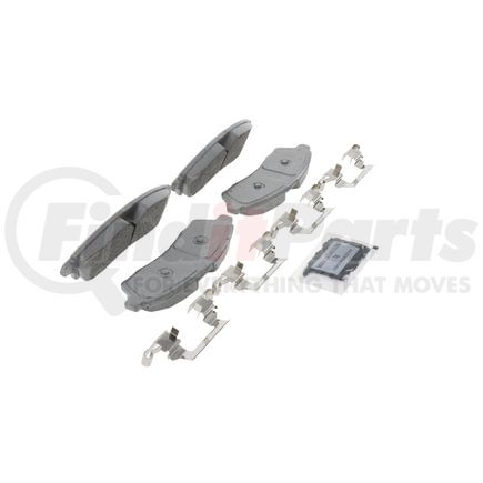 MX757 by WAGNER - Wagner Brake ThermoQuiet MX757 Semi-Metallic Disc Brake Pad Set