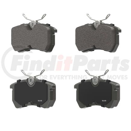 MX886 by WAGNER - Wagner Brake ThermoQuiet MX886 Semi-Metallic Disc Brake Pad Set